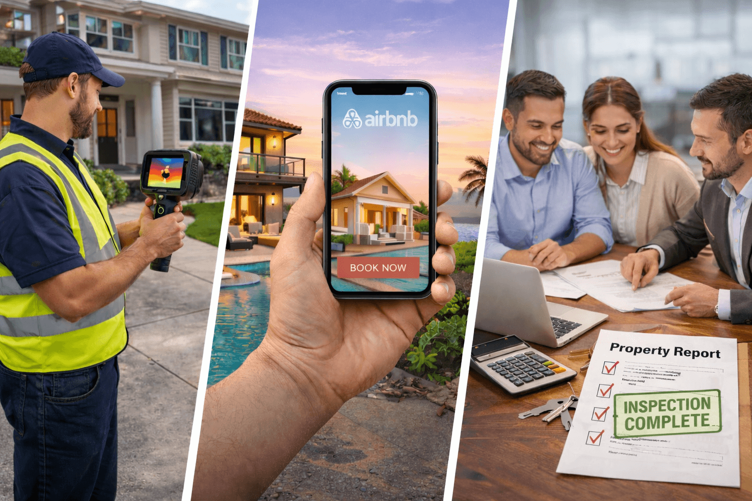 Property management support for long-term and short-term rentals